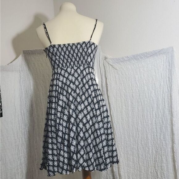 Old Navy Dress Black & White Dress Pasley Print Size Small - Picture 5 of 12